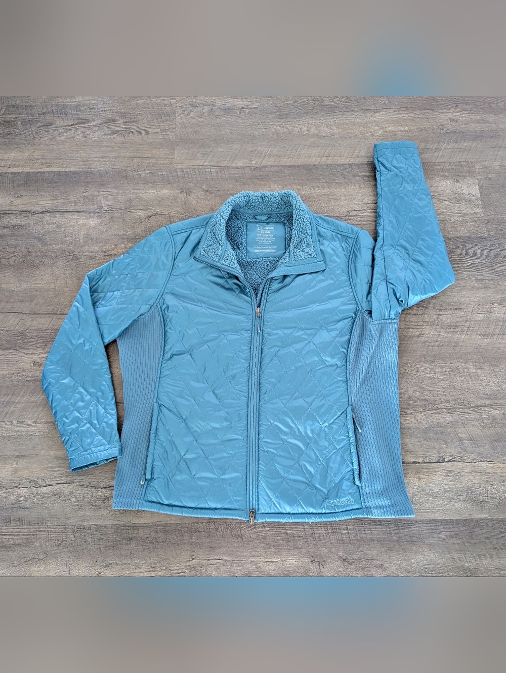 L.L. Bean Women's Light Blue Primaloft Packaway Quilted Puffer Jacket Light 3X